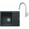 Franke Sety Kuchynský set G256O, fragranitový drez MRG 611-62 a batéria FS 3229.031, ónyx/chróm 114.0700.712