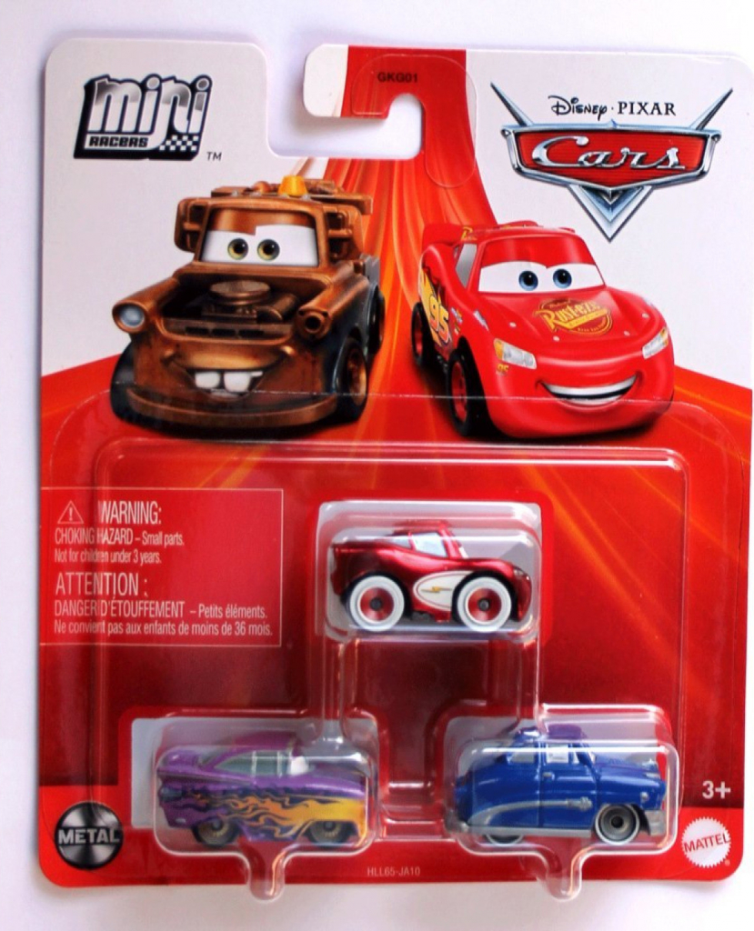 Mattel Cars 3 Mini auta 3ks Ramone & Blesk McQueen & Doktor Hudson, HLL65