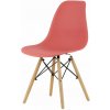 Jedálenská škandinávska stolička SUPPLIES CINKLA – ružová moderná stolička