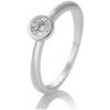 SOFIA DIAMONDS prsteň z bieleho zlata s diamantom 0,25 ct BE41/85130-6-W