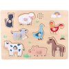 Adam Toys vkladacie puzzle so zvukom Farma