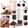 Automatický kávovar na espresso Outin Nano Espresso Maker ružový