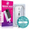 AppleMix JP Magic Box 5D tvrdené sklo pre Apple iPhone 16 Pro / 17 - s aplikátorom
