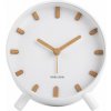 Dizajnový budík 5943WH Karlsson 11cm (8714302733222)
