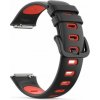 eses Silikónový športový remienok pre Huawei Band 7 - Čierno červený
