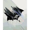 Zuty – Abstraktný maľovaný Batman II, 40 × 50 cm, bez rámu a bez napnutia plátna 8596530136521