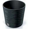 PROSPERPLAST FURU ROUND Kvetináč 30 cm antracit
