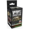 Sada lacquerových farieb AK Interactive Real Colors - WWII German Tank Interior Colors 4x17ml