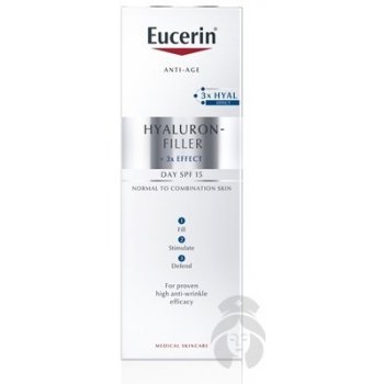 Eucerin Hyaluron - Filler Intenzívny vypĺňajúci denný krém proti vráskam pre suchú pleť 50 ml