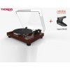 Thorens TD 202 Walnut + Ortofon Super OM 5E (Audiofilský gramofón pre náročných poslucháčov so vstavaným Phono MM predzosilňovačom a USB)