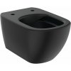 Ideal Standard Tesi wc misa závesné bez oplachovacieho kruhu čierna polomat T4932V3