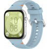 PROTEMIO 111002 WAVY Silikónový remienok pre Huawei Watch Fit 4 / Fit 4 Pro svetlomodrý
