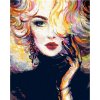 Zuty – Maľovanie Podľa Čísel – Tajomná Žena Vo Farbách, 80 × 100 cm, Plátno 8596530073383