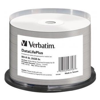 Verbatim BD-R 25GB 6x, 25ks