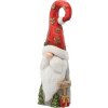 Vianočná figúrka škriatka so santovskou čiapkou s LED, 66 cm