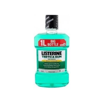 Listerine Teeth & Gum Defence ústna voda proti zubnému povlaku a pre zdravé ďasná príchuť Fresh Mint (Mouthwash) 1000 ml