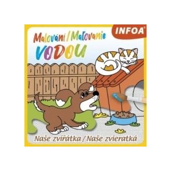 Maľovanie vodou Naše zvieratká