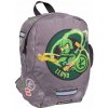 Školský ruksak s viacerými priehradkami LEGO, odtiene sivej a striebornej, viacfarebný, zelený, 10 l
