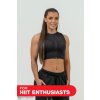 Nebbia crop INTENSE Mesh 842 Black