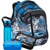 BAGMASTER Školský batoh LUMI 23 D (5-dielny set) (Zloženie setu: batoh, peračník (bez náplne), sáčok, desaitový box, fľaša)
