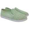 Detské priedušné mokasíny zelené