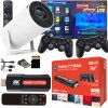 LED PROJEKTOR KONSOLA GAME STICK PRO ANDROID 2 OVLÁDAČE HRY DIAĽKOVÉ OVLÁDANIE WIFI USB
