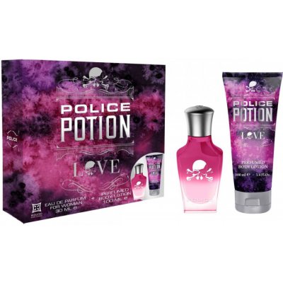 Police Potion Love, SET: Parfumovaná voda 30ml + Telové mlieko 100ml pre ženy