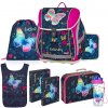 Oxybag Školský set 8-dielny PREMIUM LIGHT Motýľ 2 s kvetmi
