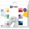 Modelovacia hmota, sada, 24x25 g, na vypálenie, FIMO Effect Colours, 24 rôznych farieb