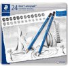 Staedtler Mars Lumograph 100 24 rôznych tvrdostí