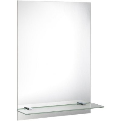 AQUALINE Zrcadlo s policí 50x70cm, včetně závěsů 22429-01