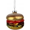 TORO VIANOČNÝ HAMBURGER ORNAMENT 7,5X8,5CM SKLO
