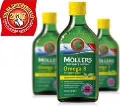 Möller's Omega 3 rybí olej citrón 250 ml od 11,23 € - Heureka.sk
