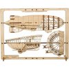 UGEARS 3D puzzle Zeppelin 2,5D 49 dílků