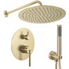 REA - Podomietková sprchová sada Argon Gold Brush + BOX REA-P7810