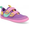 Barefoot detské tenisky Affenzahn – Sneaker Cotton Happy Creative Toucan fialové