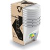 Kôš na triedený odpad SORTIBOX 4x25l popolavo šedý