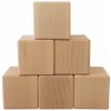 Veľké drevené kocky 5,5cm prírodné