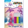 Playmobil Princess Magic omaľovánky podľa čísel s fixkami