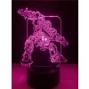 Beling 3D lampa, Hound , 7 farebná S488