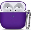 Ochranné pouzdro na Apple Airpods 4, silikónové hladké Farva: Fialová