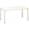 Alfa Office Kancelársky stôl Alfa 200 160 x 80 x 74,2 cm rovné vyhotovenie, dezén biela, RAL9010