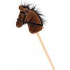 Hobby horse kôň na tyči Faunica tmavo hnedý