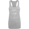 Ladies F Word Tee heather grey