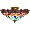 Searchlight | Searchlight 1289-16 - Tiffany prisadený luster DRAGONFLY 3xE14/40W/230V | SR0256