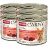 Animonda Carny Kitten hovädzie a morčacie srdcia 200 g