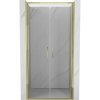 Mexen Exo dvojité sprchové dvere, výklopné, 90 cm, priehľadné, zlaté - 814-090-000-50-00