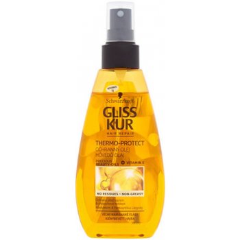 Gliss Kur Thermo Protect olej pre ochranu pred teplom pri fénovaní 150 ml