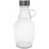 Demižón holý sklenený 0,5L ucho s uzáverom INOX