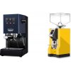 Gaggia New Classic EVO BC, blue + Eureka Mignon Specialita, CR yellow